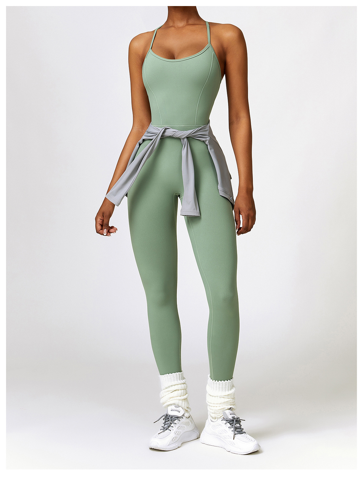 Stylish Gym Overalls Green MVA Global Link Limited
